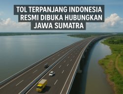 Tol Terpanjang Indonesia Resmi Dibuka Hubungkan Jawa Sumatra